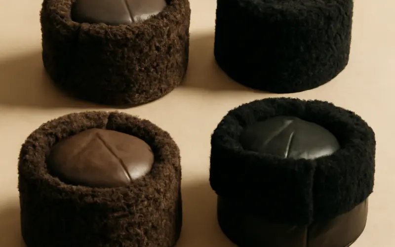 Selection de bonnets russes homme en laine et cuir