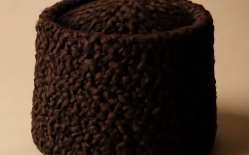 Chapeau russe traditionnel en fourrure de style papakha