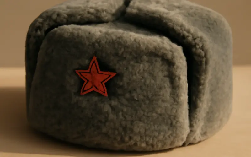 Ouchanka militaire sovietique avec etoile rouge