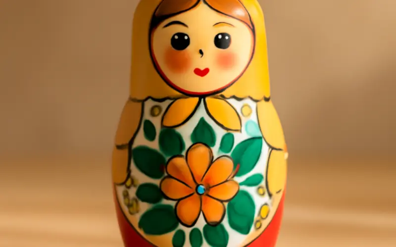 Poupee russe jouet coloree et educative pour enfants curieux